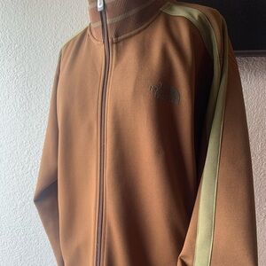 The North Face A5 Mens Brown Retro Zip Track Jacket